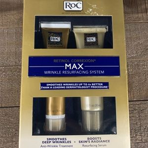 Roc retinol MAX resurfacing 2 part treatment.